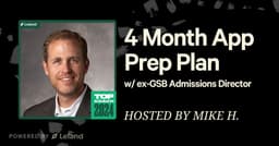 Your 4 Month Application Prep Plan with ex-GSB Admissions Director