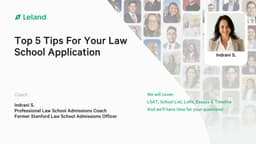 Top 5 Tips for Your Law School Application