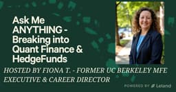 Ask Me Anything : About Breaking Into Quant Finance & Hedge Funds