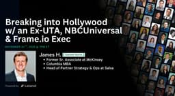 Breaking into Hollywood w/ an Ex-UTA, NBCUniversal & Frame.io Exec
