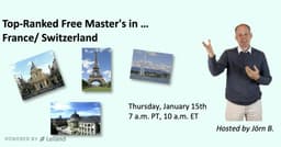 Top-Ranked Free Master's in … France and Switzerland