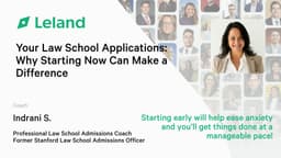 Your Law School Applications: Why Starting Now Can Make a Difference