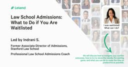 Law School Admissions: What You Can Do When You Are Waitlisted