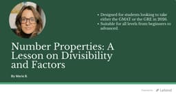 Number Properties: A Lesson on Divisibility and Factors