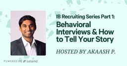 Behavioral Interviews & How to Tell Your Story
