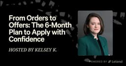 From Orders to Offers: The 6-Month Plan to Apply with Confidence