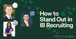 How to Stand Out in IB Recruiting