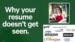 Why your resume doesn't get seen