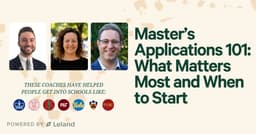 Master’s Applications 101: What Matters Most and When to Start