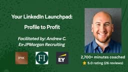 Your LinkedIn Launchpad: Profile to Profit