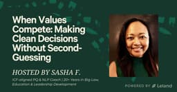 When Values Compete: Making Clean Decisions Without Second-Guessing
