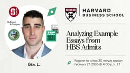 Analyzing Example Essays from HBS Admits