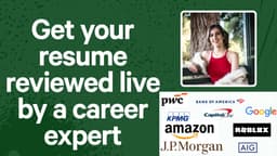 Free Resume Review Live: Find out what works, and what doesn't.