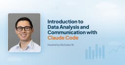 Introduction to Data Analysis and Communication with Claude Code