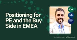 Positioning for PE and the Buy Side in EMEA
