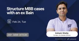 Structure MBB cases with an ex Bain