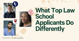 What Top Law School Applicants Do Differently