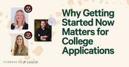 Why Getting Started Now Matters for College Applications