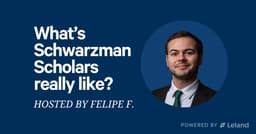 What's Schwarzman Scholars really like?