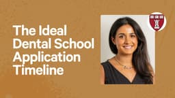 The Ideal Dental School Application Timeline