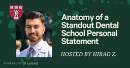 Anatomy of a Standout Dental School Personal Statement