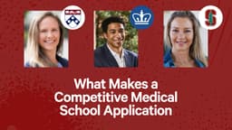 What Makes a Competitive Medical School Application
