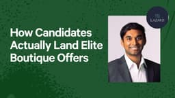 How Candidates Actually Land Elite Boutique Offers