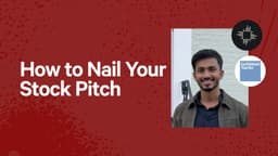 How to Nail Your Stock Pitch