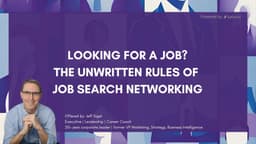 Looking for a job? The Unwritten Rules of Job Search Networking