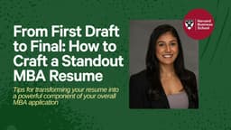 How to Craft a Standout MBA Resume