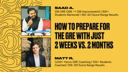 How to Prepare for the GRE With Just Two Weeks vs. Two Months