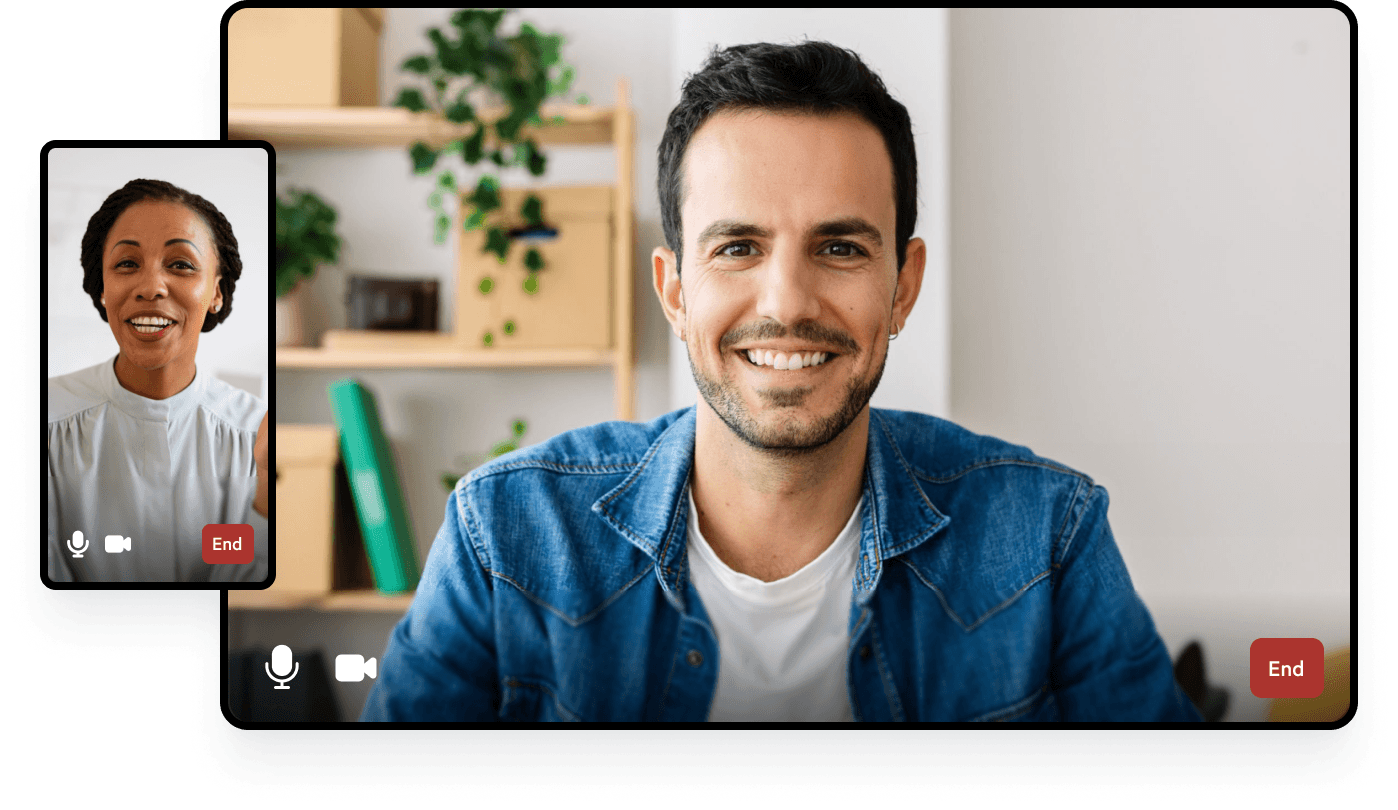 Free Month Call Mockup