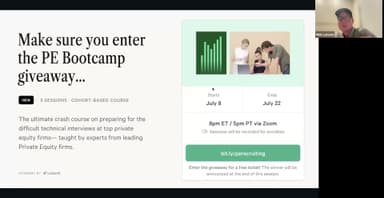 AMA with a Top Private Equity Coach