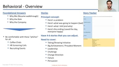 Behavioral Interview Intro