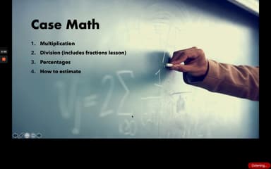 Case Math: Mastering Multiplication Examples