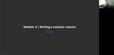 Writing a Top-Notch Resume