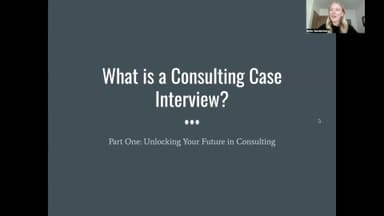 What is a Consulting Case Interview?