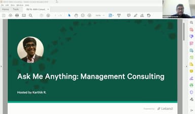 Ask Me Anything: Management Consulting