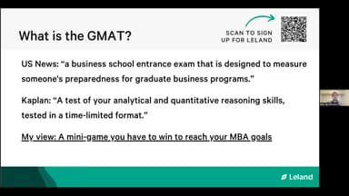 Leap into the GMAT