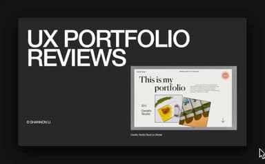 UX Portfolio Reviews