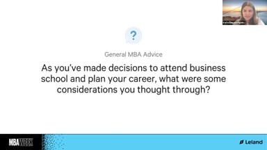 Women in MBA