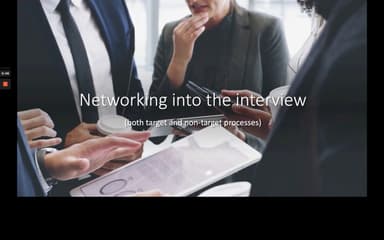 How to Network Into a Consulting Interview