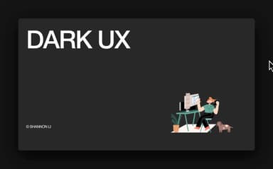 Dark UX Patterns