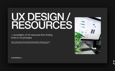 UX Design Resources