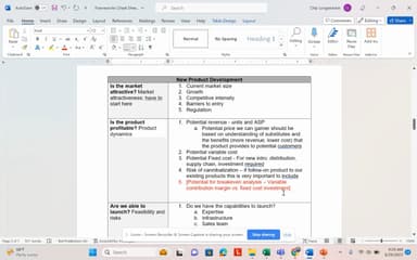How to Approach Frameworks for New Product Development Cases