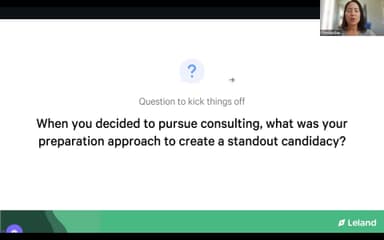 Nailing the Consulting Case Interview Panel