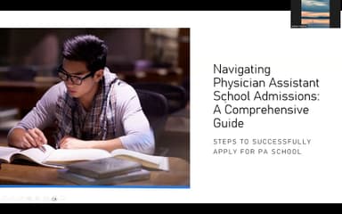 PA Program Admissions Guide