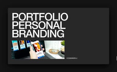 Portfolio Personal Branding