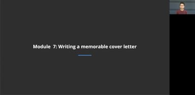 Writing a Memorable Cover Letter