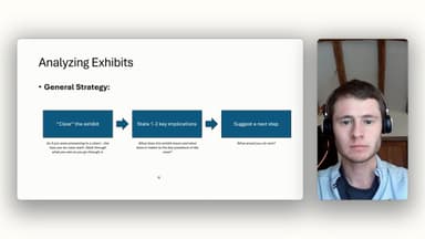 Interpreting Exhibits